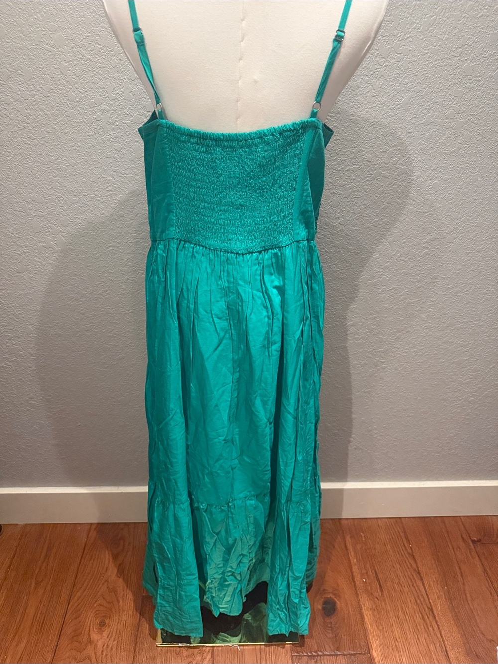 Teal Spaghetti Strap Sundress - Picture 3 of 3
